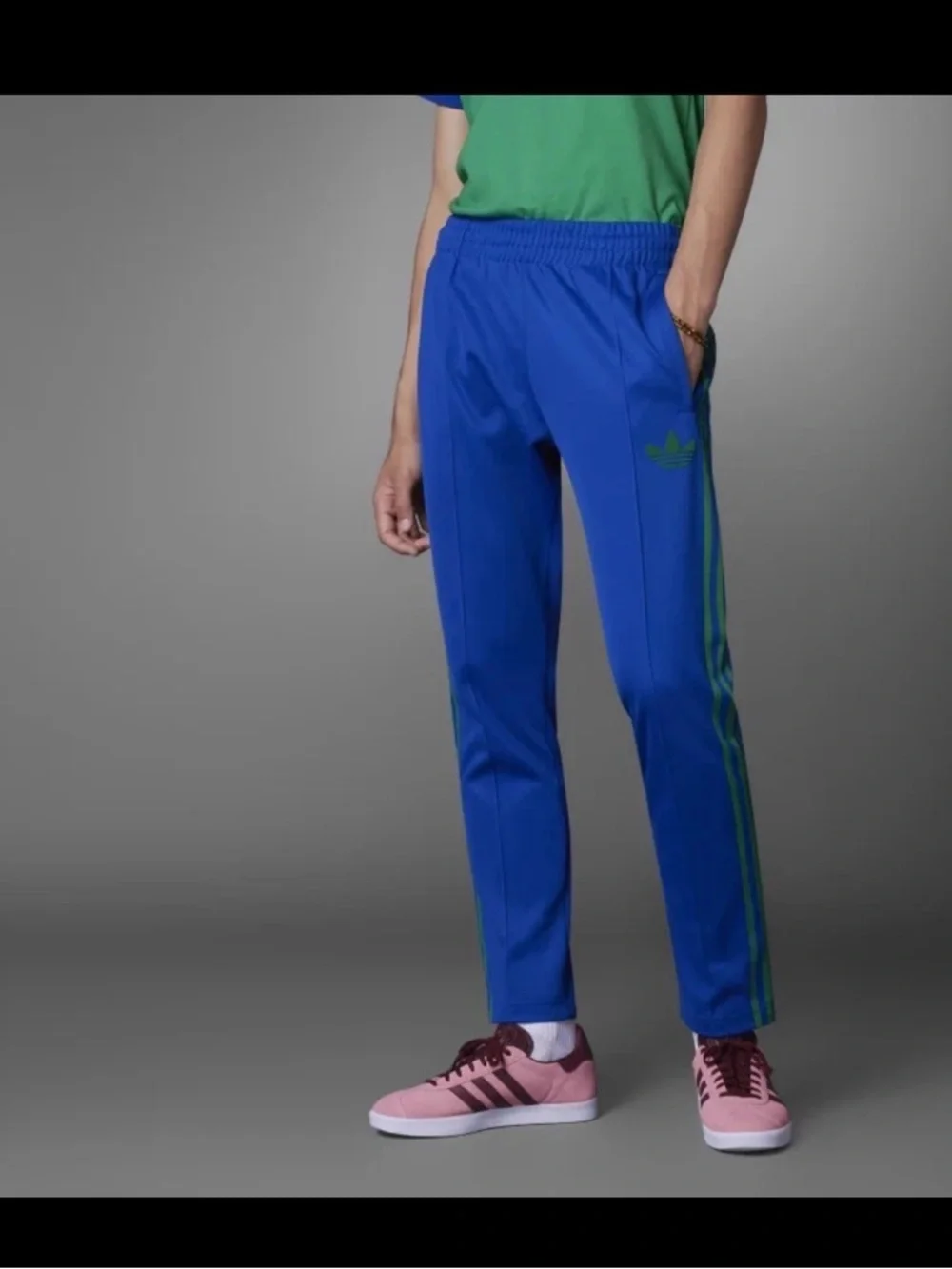 Adidas Originals Adicolor 70s Track Pants  Rare royal/green Men’s-M